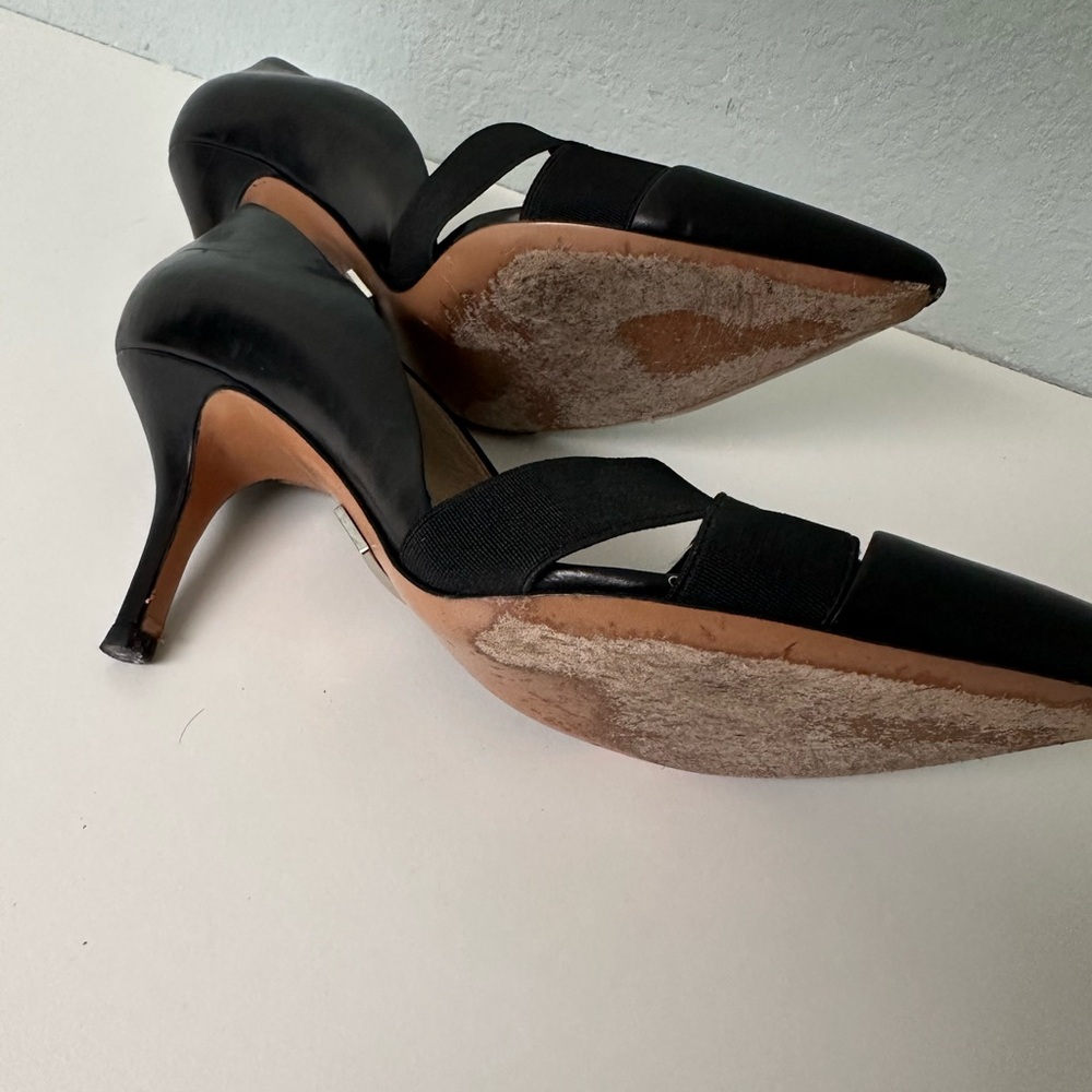 Michael Kors Black Pointed Heels - Picture 4 of 5